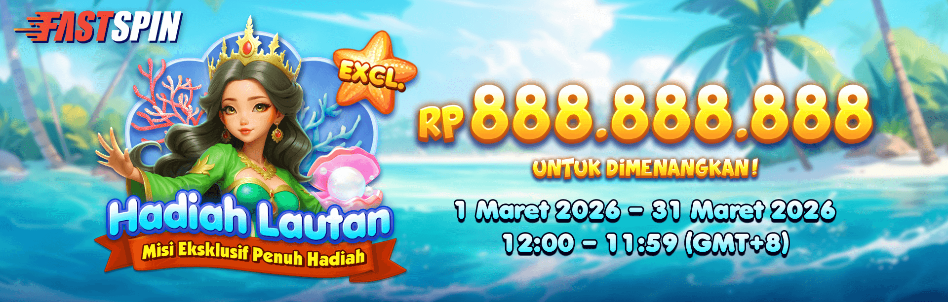 FASTSPIN - HADIAH SAMUDRA MISI EKSKLUSIF BERHADIAH SITUS Slot Gacor IJP88