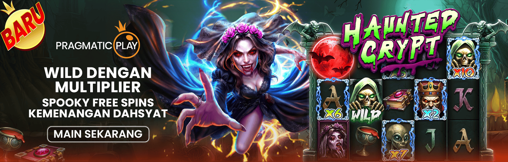 PP - HAUNTED CRYPT GAME PROMO BANNER LINK Situs Slot Gacor IJP88