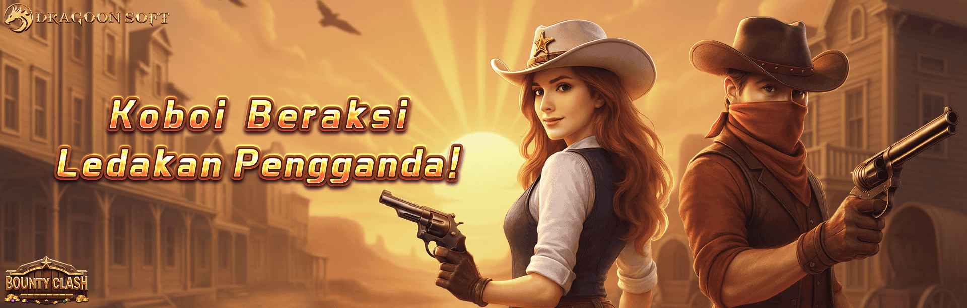 DRAGOONSOFT - BOUNTY CLASH GAME PROMO BANNER SITUS Slot Gacor IJP88